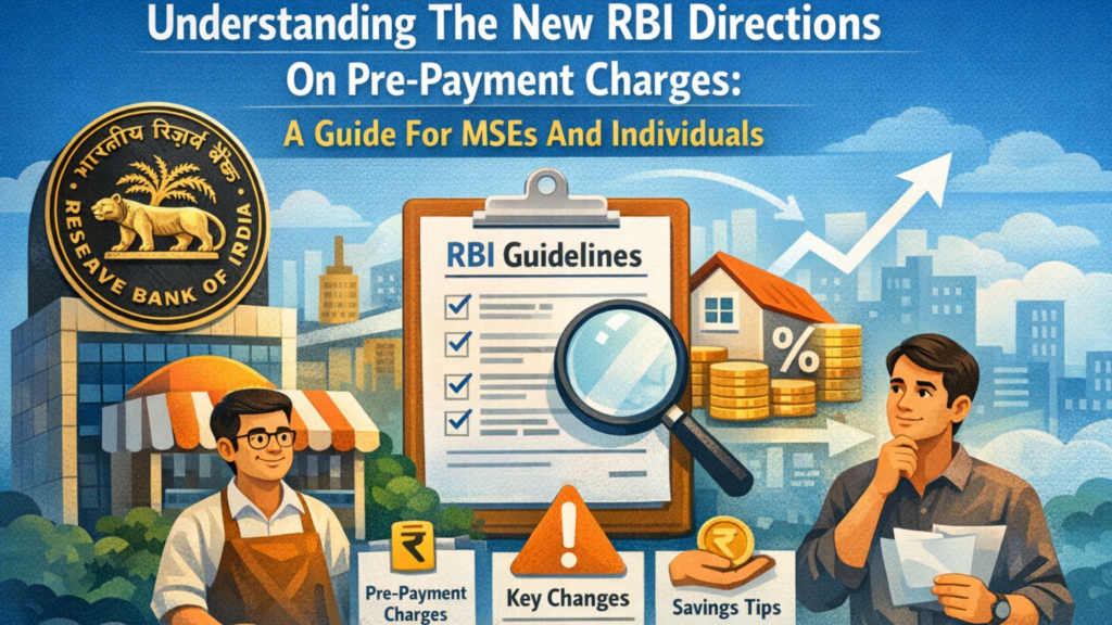 Understanding The New RBI Directions On Pre-payment Charges: A Guide For MSEs And Individuals