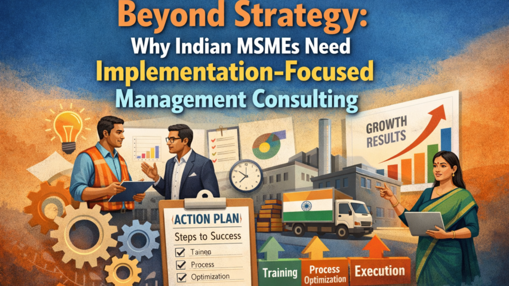 Beyond Strategy: Why Indian MSMEs Need Implementation-Focused Management Consulting