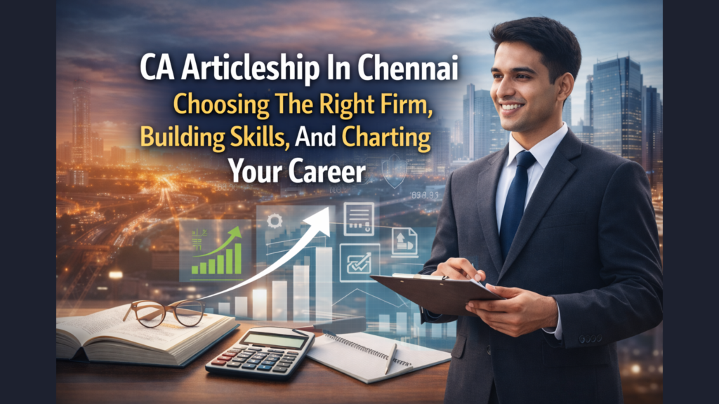 CA Articleship Vacancy in Chennai: Choosing The Right Firm, Building Skills, And Charting Your Career