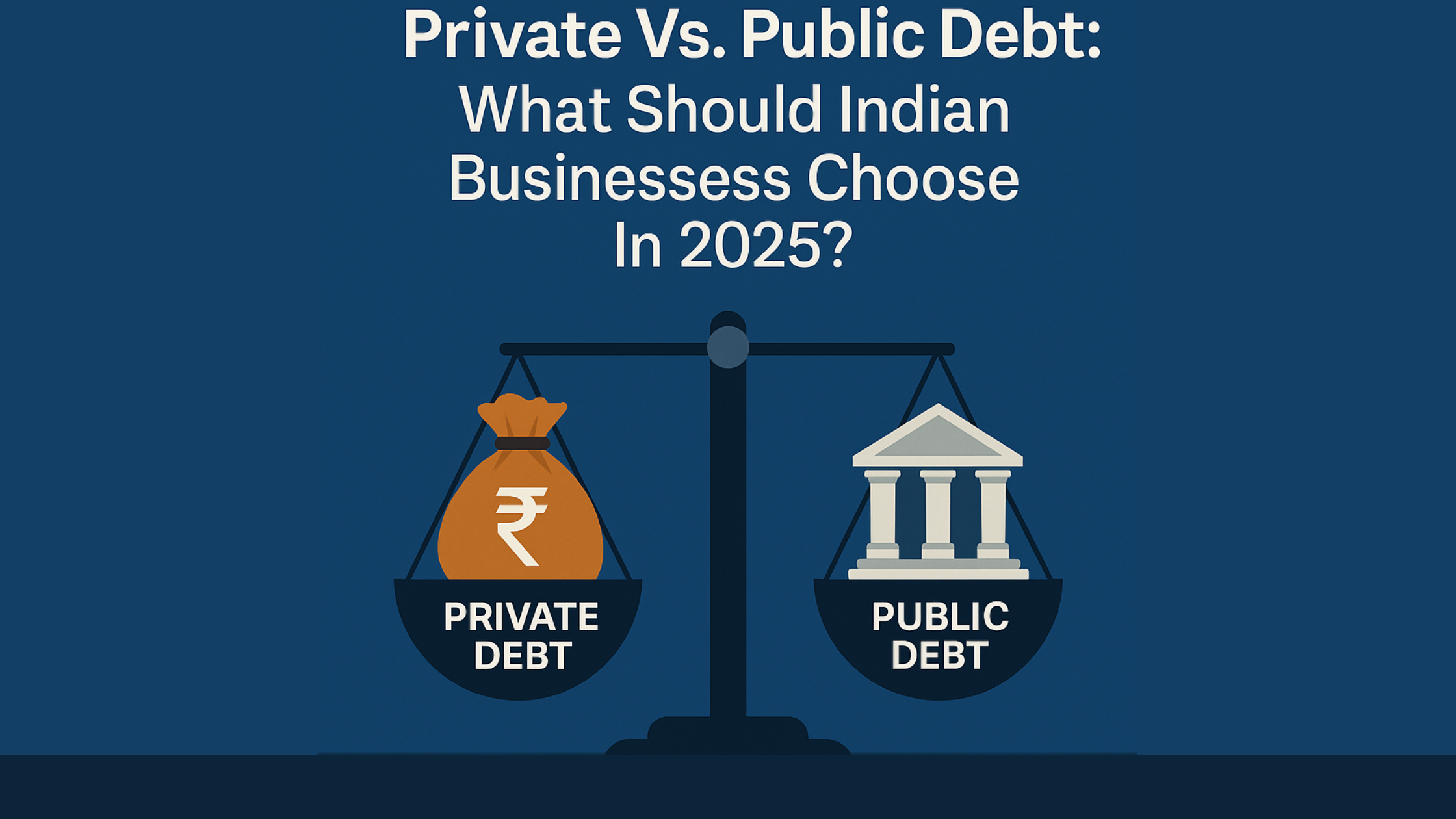 Private Debt Vs Public Debt: What Should Indian Businesses Choose In 2026?
