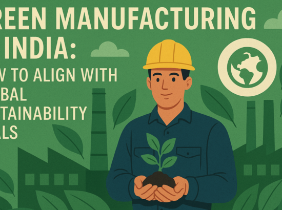 Green Manufacturing in India: How To Align With Global Sustainability Goals