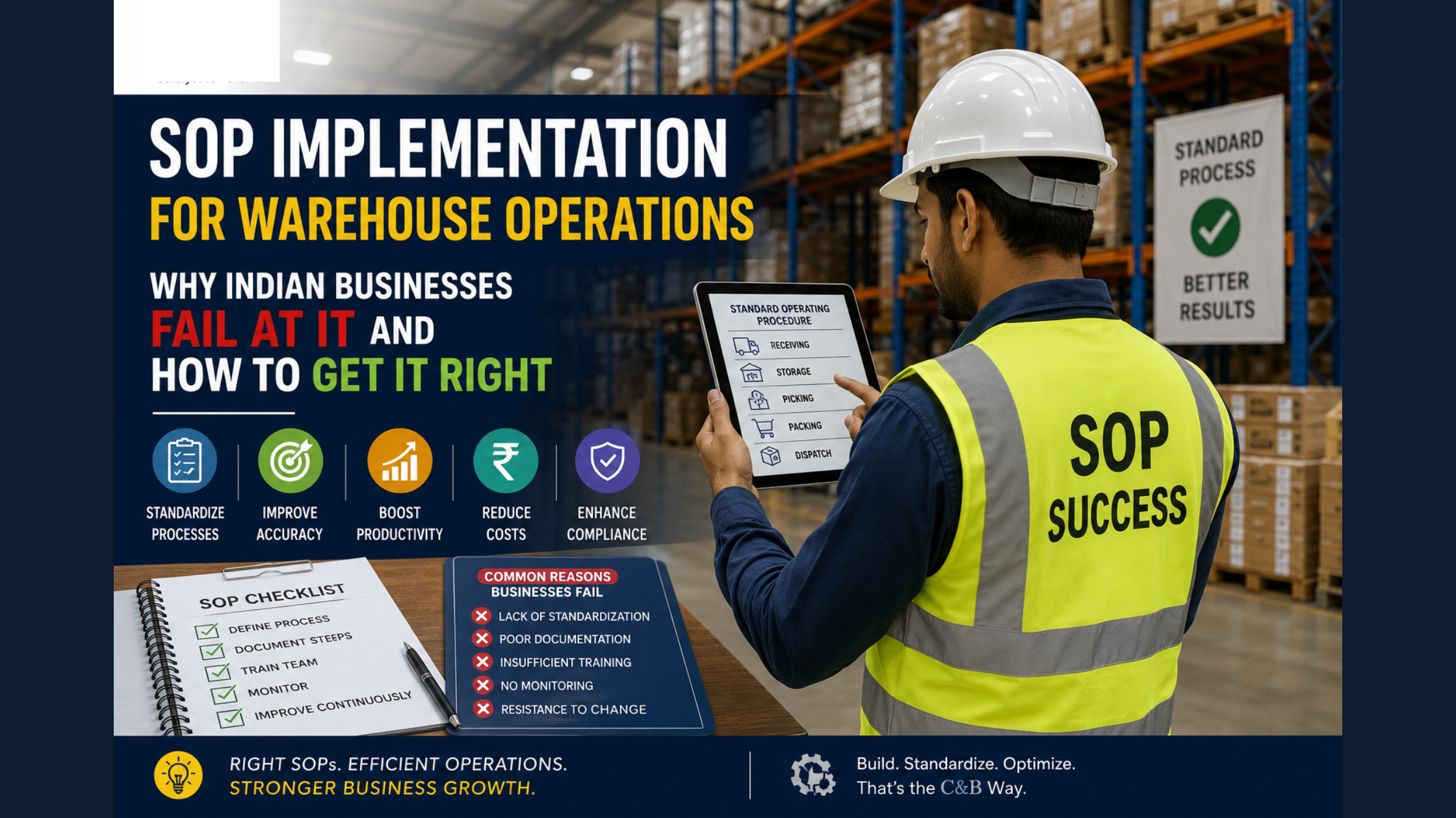 SOP Implementation For Warehouse Operations: Why Indian Businesses Fail At It, And How To Get It Right