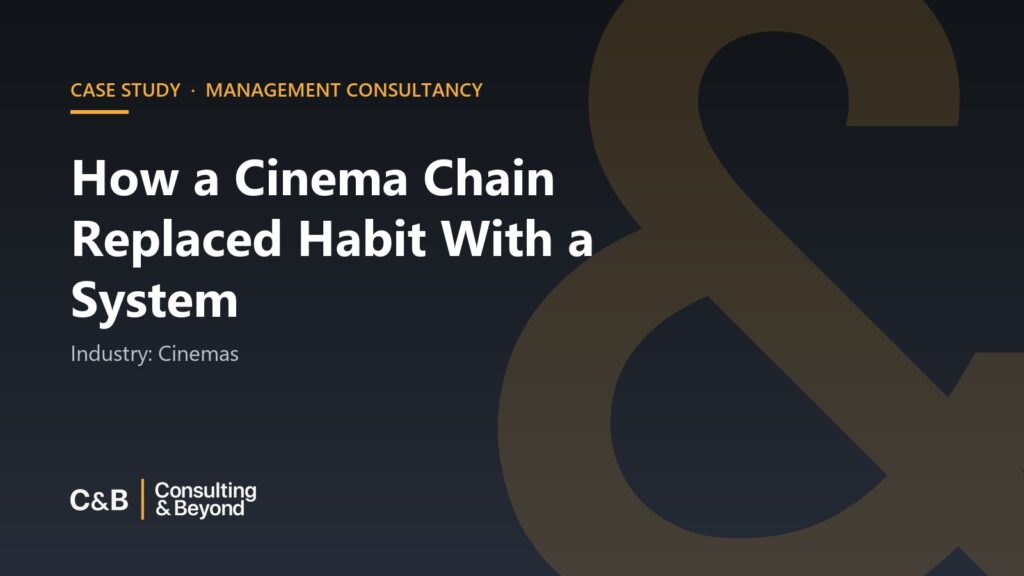 How a Cinema Chain Replaced Habit With a System