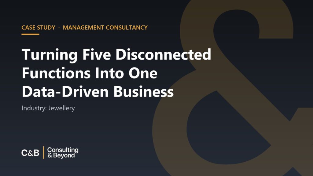 Turning Five Disconnected Functions Into One Data-Driven Business