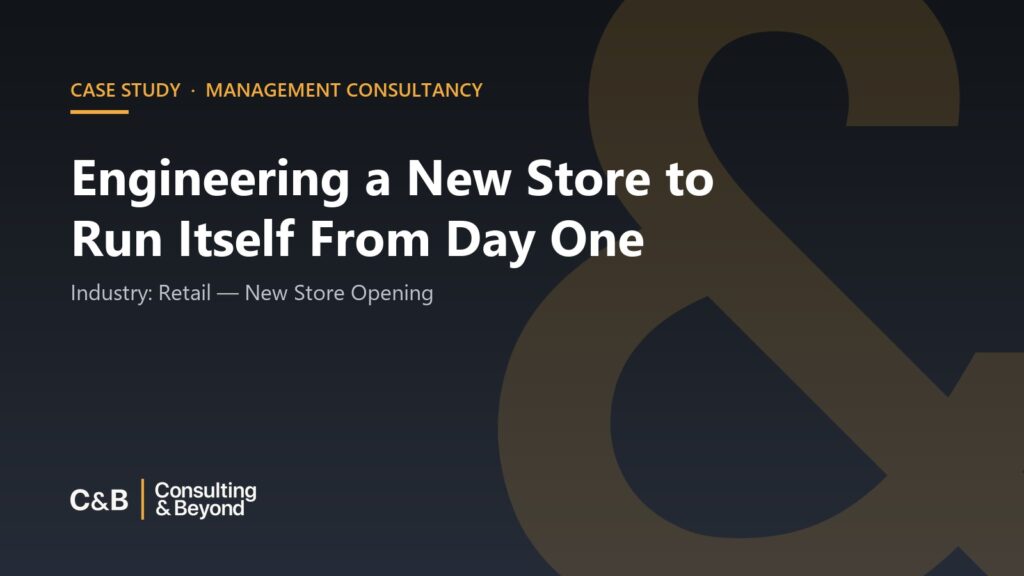 Engineering a New Store to Run Itself From Day One
