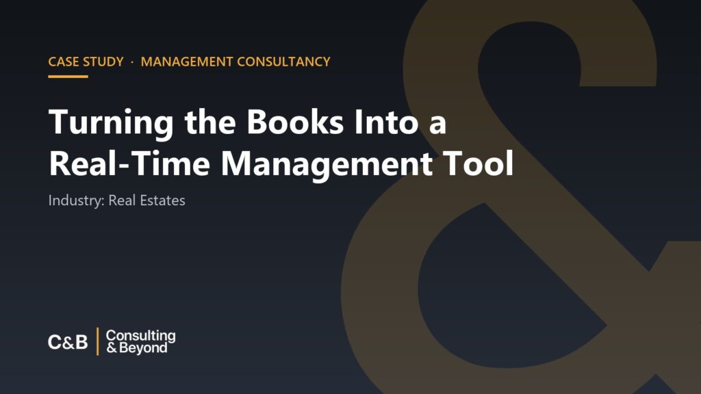 Turning the Books Into a Real-Time Management Tool